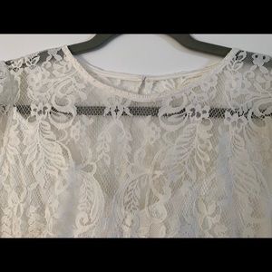 NWT Express White Lace Dress